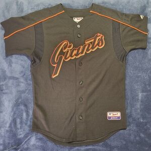 SF Giants Kids Black Baseball Jersey